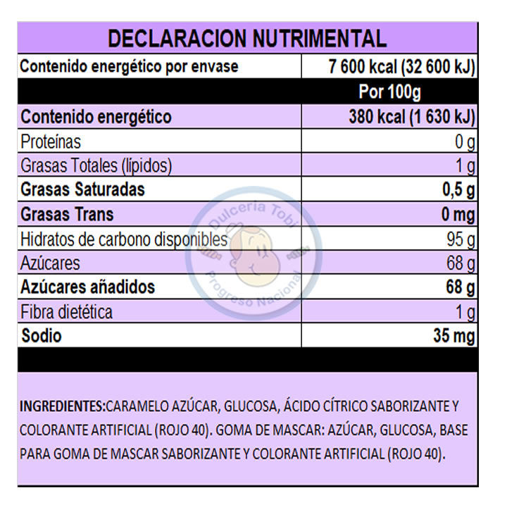 Tutsi Pop Paleta Con Caramelo Macizo Sabor Cereza 100 Piezas