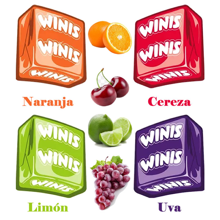 Winis Caramelo Suave Cuadreta Bolsa 300pz