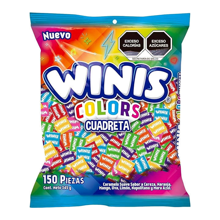 Winis Colors Cuadreta Caramelo Suave 150 Piezas