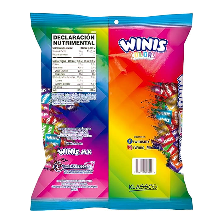 Winis Colors Cuadreta Caramelo Suave 150 Piezas