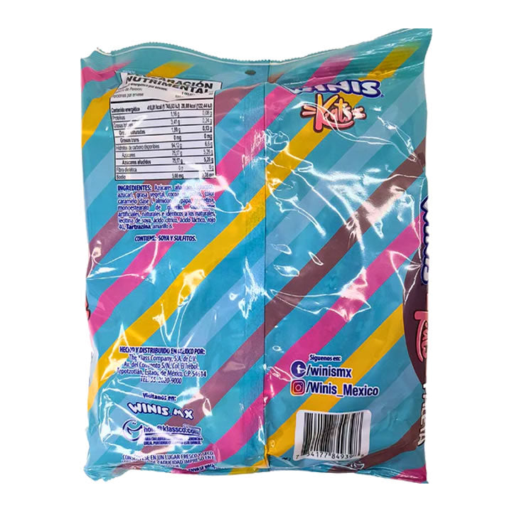 Winis Paleta Kats Sabor Choco-Fresa Y Vainilla 40pz