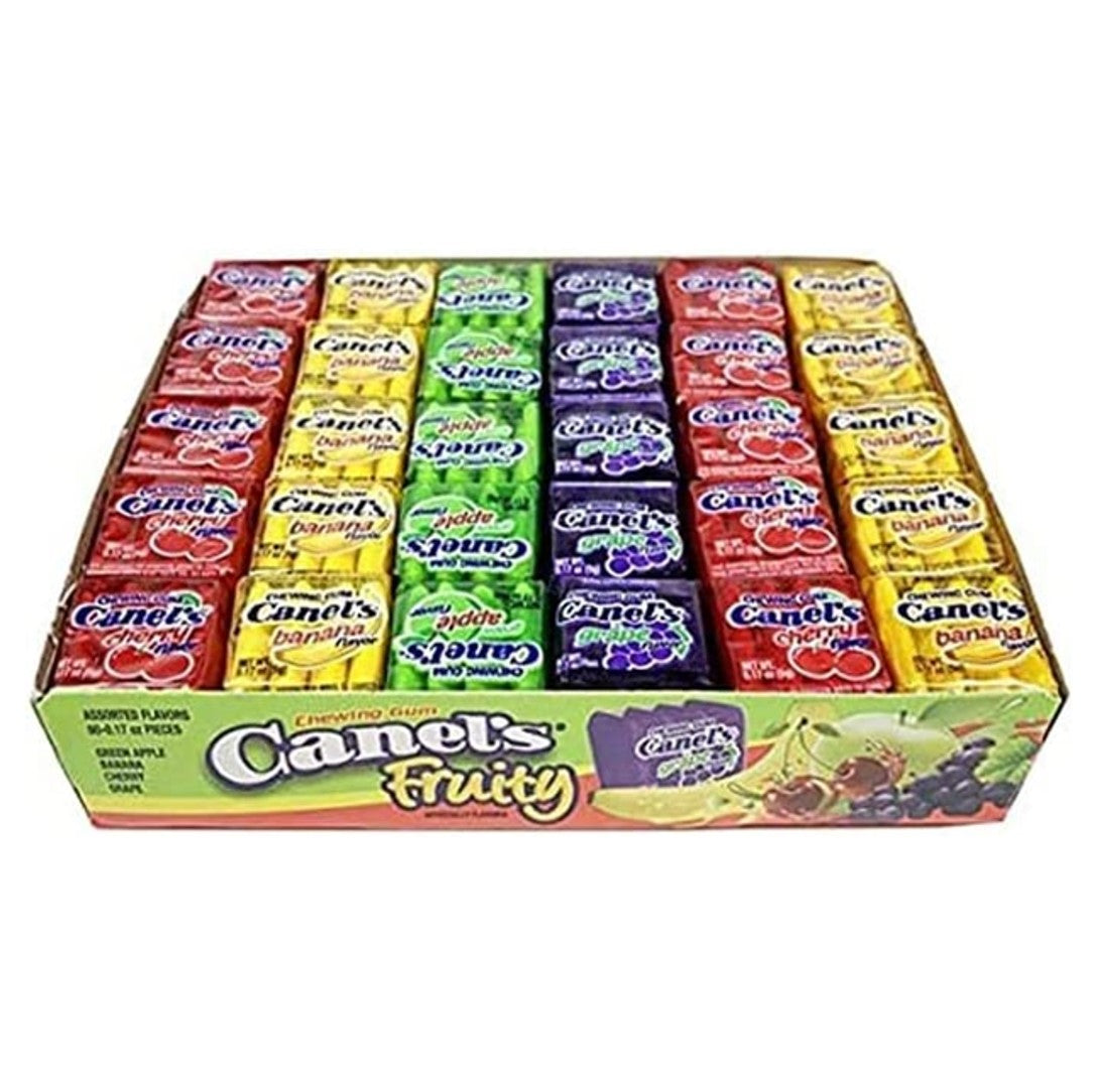 Goma De Mascar Canels Sabor Frutal Caja Con 60 Pzas