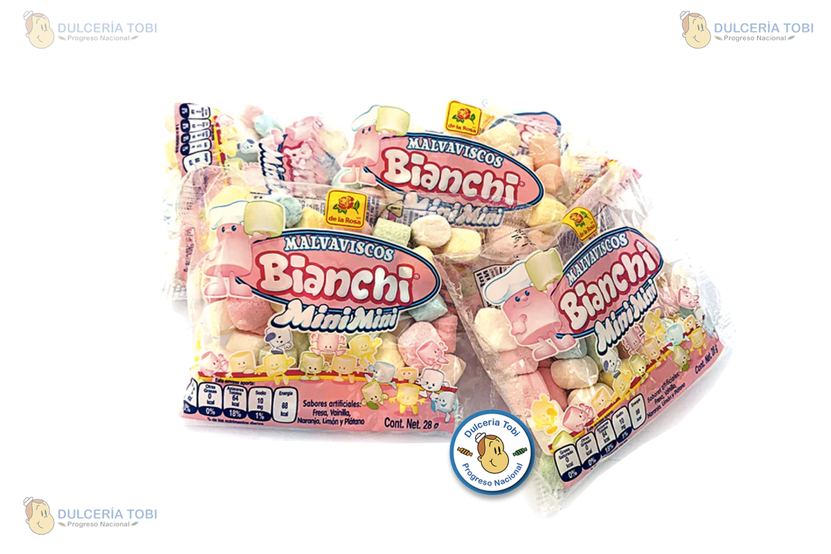 Bombon Mini Mini De La Rosa Con 50 Sobres De 15 G C/u