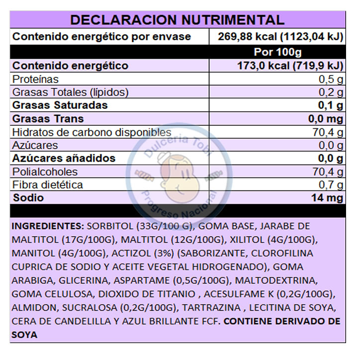 Clorets Plus Goma De Mascar Sin Azúcar Sabor Menta 12 Paquetes 156g