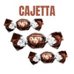 De La Rosa Bombon Sabor Chocolate Relleno Sabor Cajetta Envinada 100Pz 1Kg