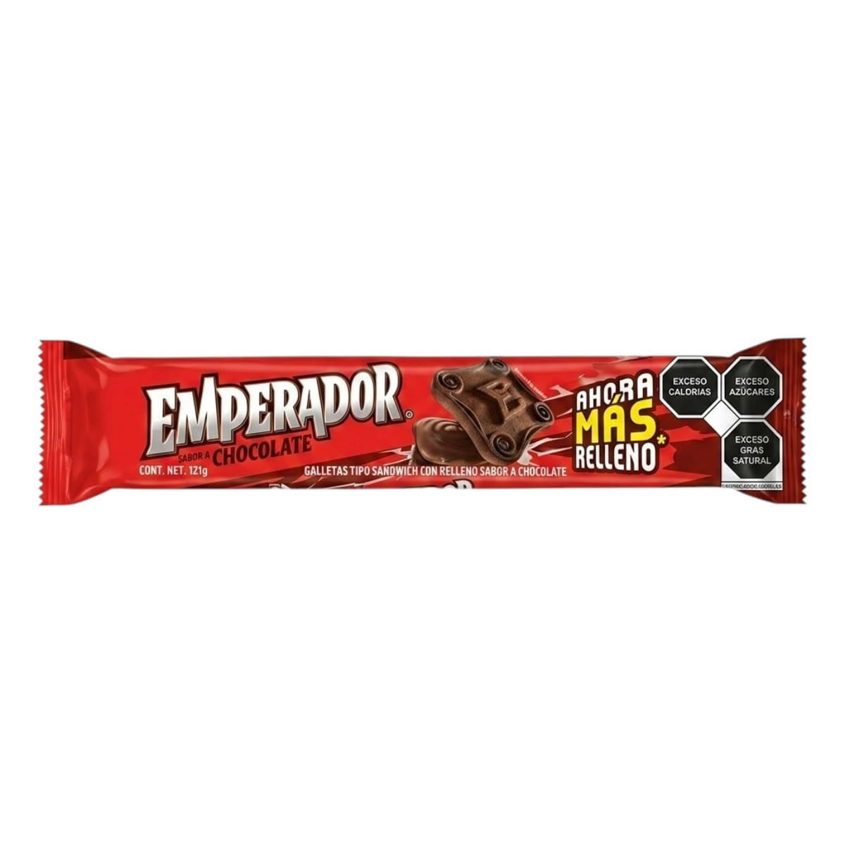 Galletas Gamesa Emperador Sabor Chocolate C/16pzs 121grc/u