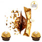Ferrero Rocher Chocolate Con Galleta Cubierta Con Trozos De Avellana 4 Piezas