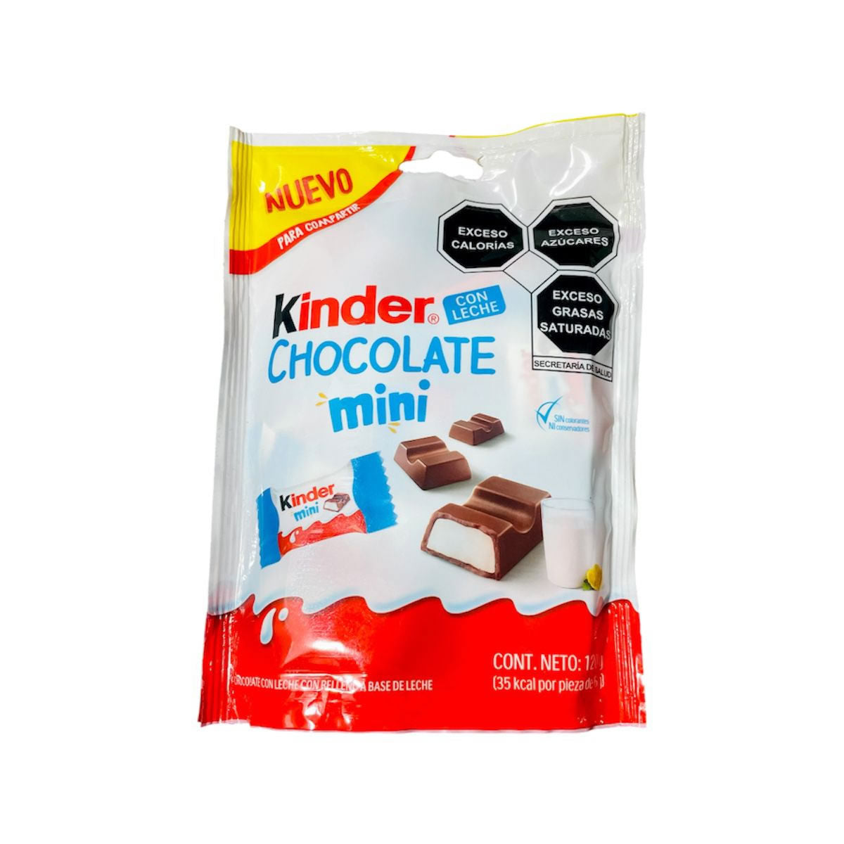 Kinder Chocolate Mini Con Leche 20Pz