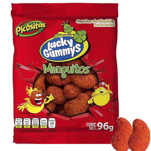 Gomitas Lucky Gummys Manguitos Enchilados 96g