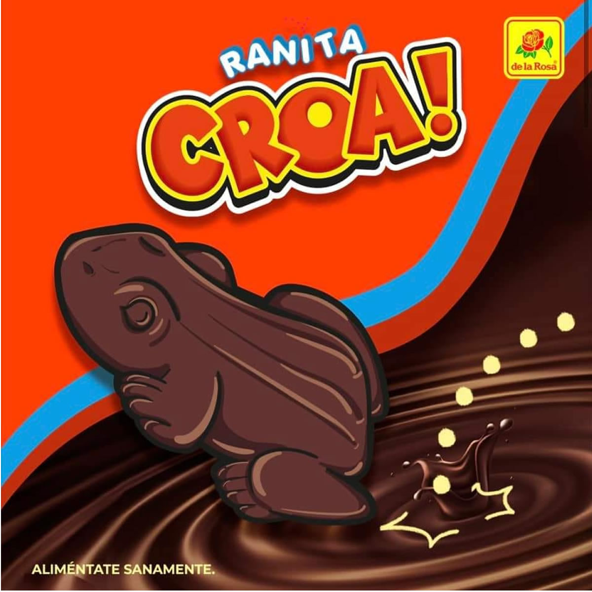 Chocolate Ranita Croa De La Rosa 12 Pzas