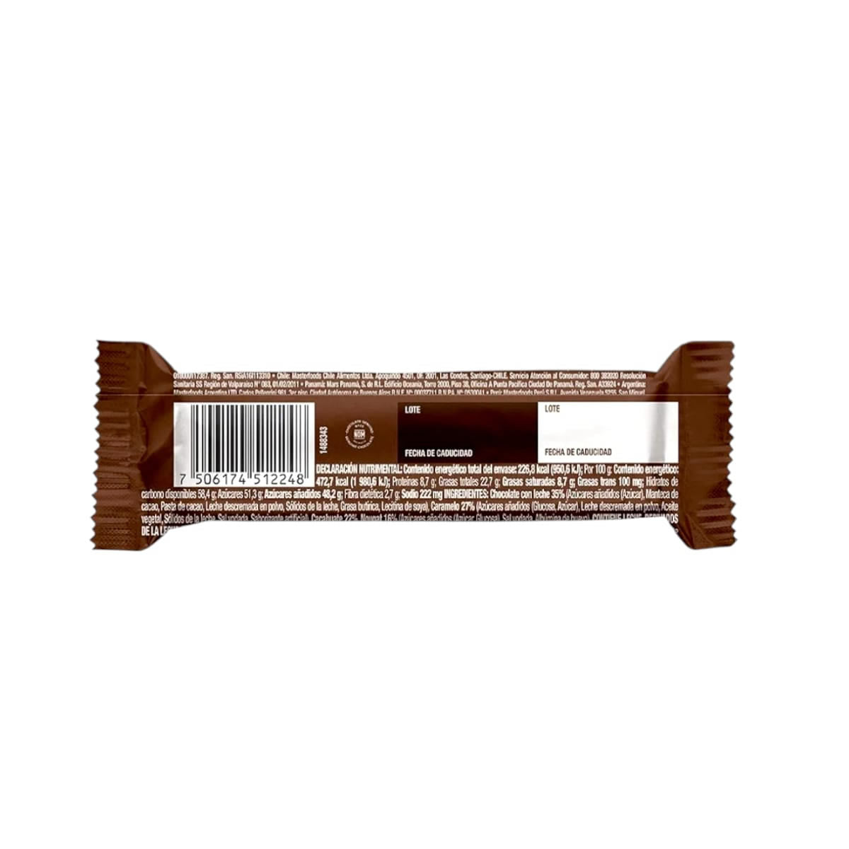 Snickers Chocolate Con Leche Relleno De Caramelo Y Cacahuate 6Pack