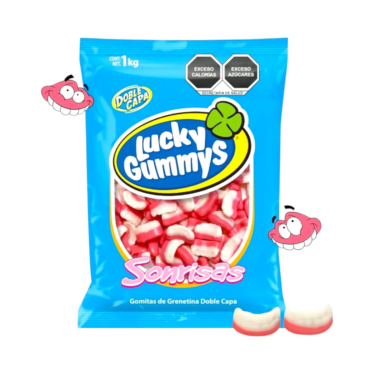 Gomitas Lucky Gummys Sonrisas 1kg