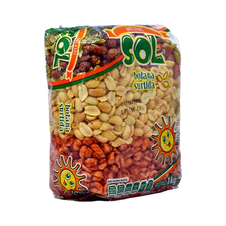 Sol Cacahuate Botana Surtida 1kg