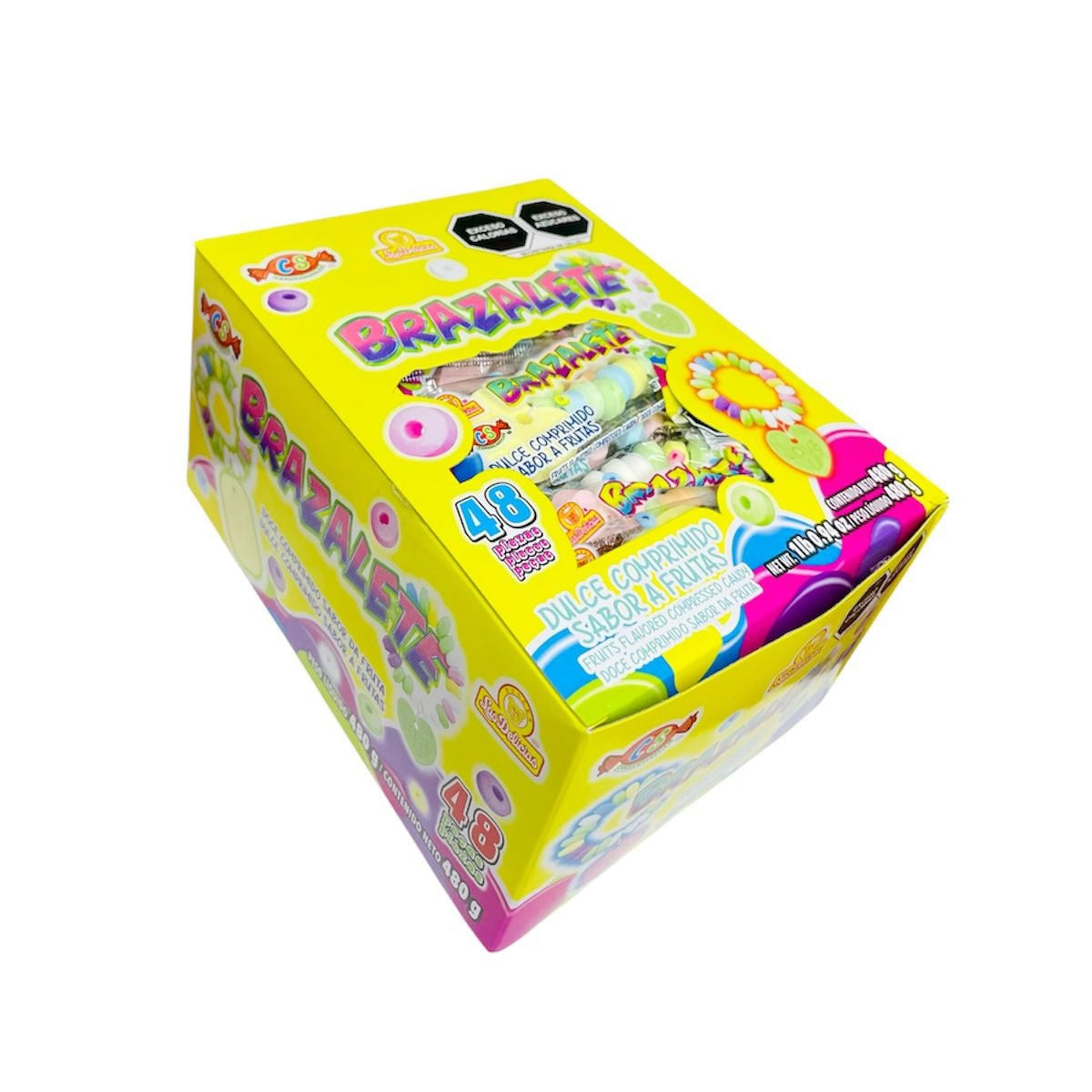 Las Delicias Brazalete Sabor Frutal 48Pz 480gr