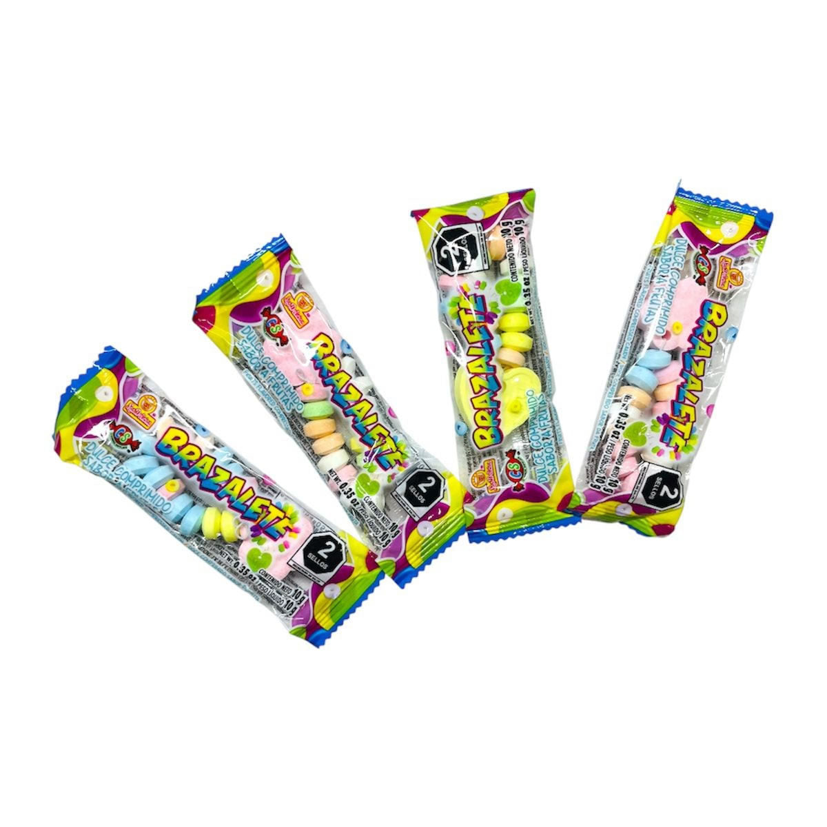 Las Delicias Brazalete Sabor Frutal 48Pz 480gr