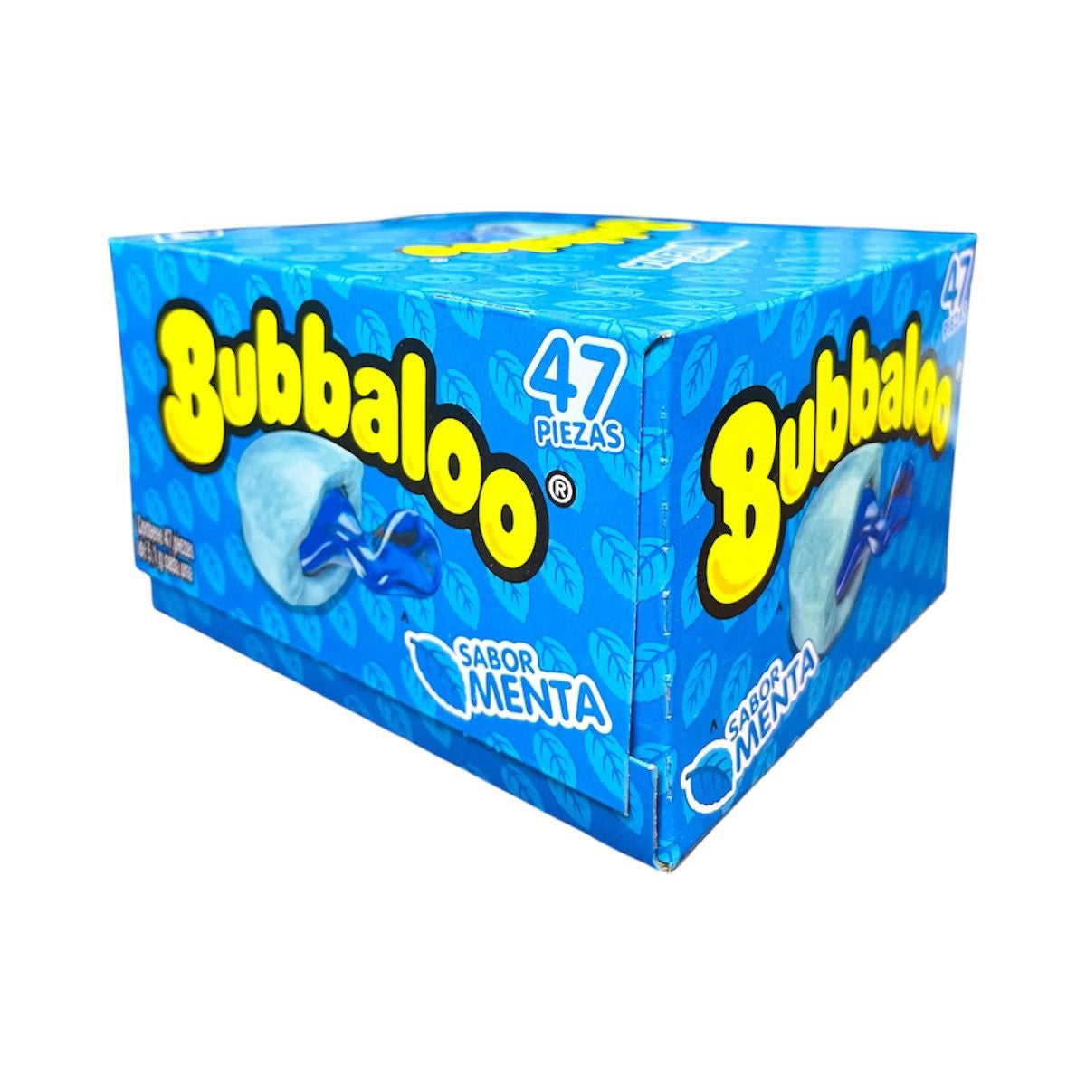 Bubbalo Goma De Mascar Con Centro Liquido Sabor Menta 47Pz