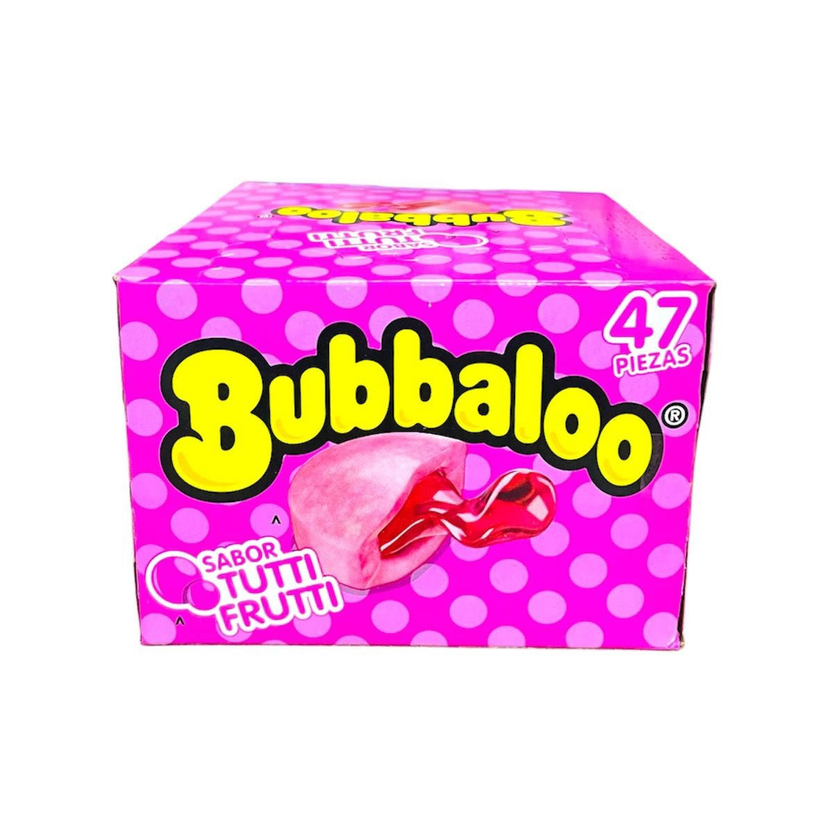 Bubbalo Goma De Mascar Con Centro Liquido Sabor Tutti Frutti 47Pz