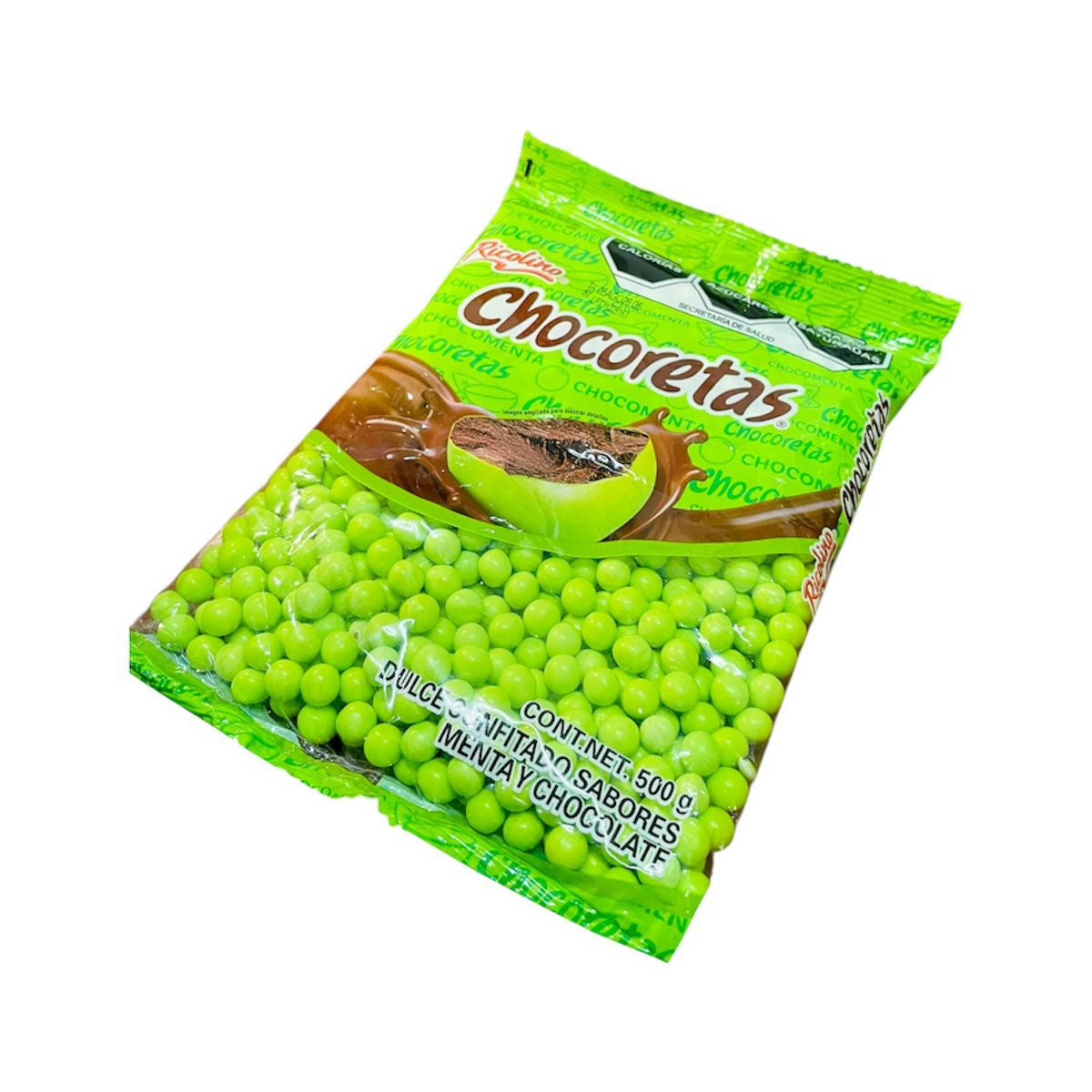 Chocoretas Agranel Ricolino Sabor Menta Y Chocolate 500gr