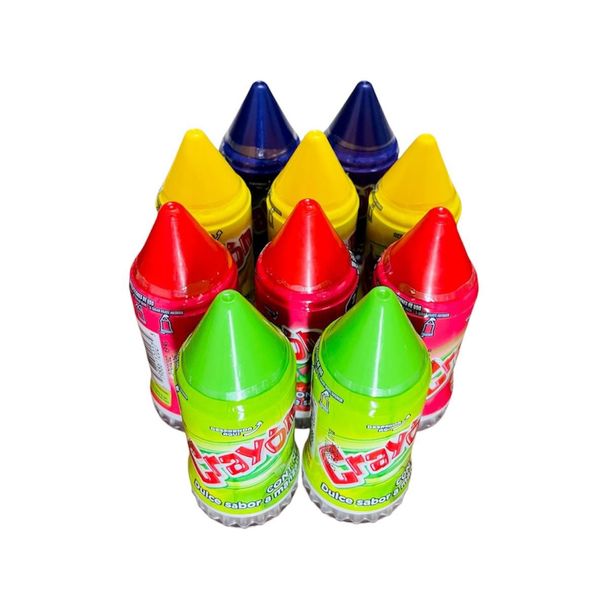 Crayon Surtido De Dulces 10Pz de 28g C/u