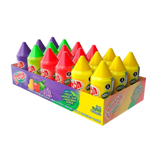 Crayon Surtido De Dulces 10Pz de 28g C/u