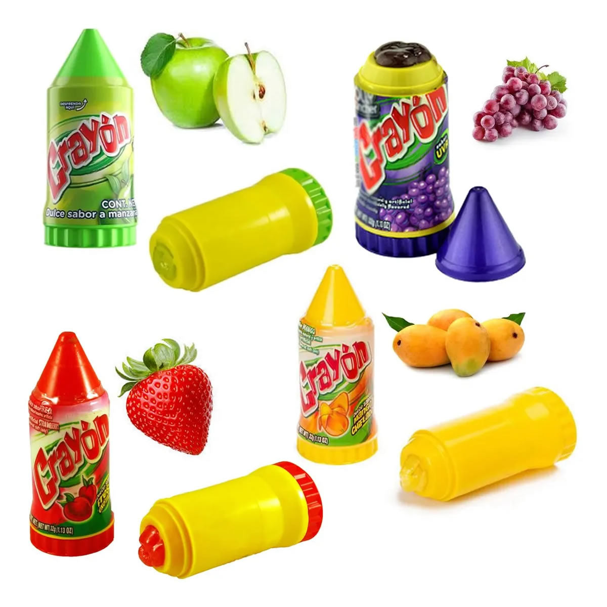 Crayon Surtido De Dulces 10Pz de 28g C/u