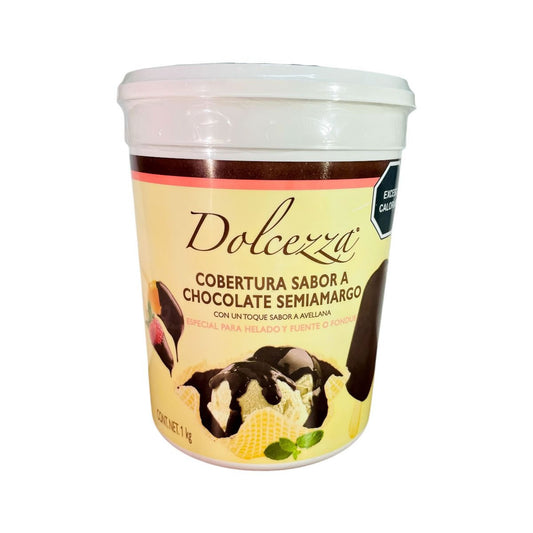 Dolcezza Cobertura Sabor A Chocolate Semiamargo 1Kg