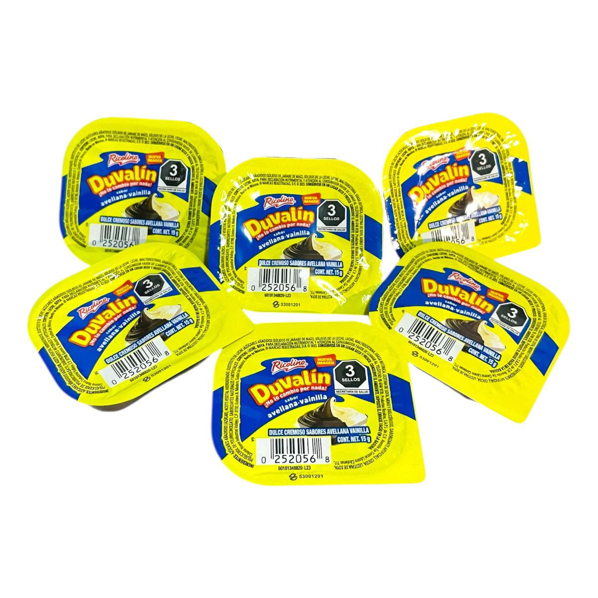 Ricolino Duvalin Sabor Avellana Vainilla 18 Piezas Dulce Cremosito