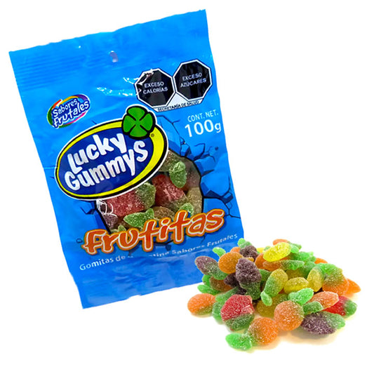 Gomitas Lucky Gummys Frutitas 100g.