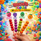 Gummy Brocheta Frutas Gomitas Con Relleno Frutal 30Pzas Las Delicias