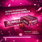 Halls Caramelo Macizo  Sabor Cereza 12 Piezas