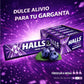 Halls Caramelo Macizo Sabor Mora Azul 12 Piezas