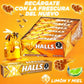 Halls Caramelo Macizo Sabor Miel 12 Piezas