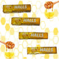 Halls Caramelo Macizo Sabor Miel 12 Piezas