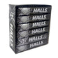 Halls Extra Strong Negras Caramelo Macizo Con 12 Piezas