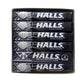 Halls Extra Strong Negras Caramelo Macizo Con 12 Piezas