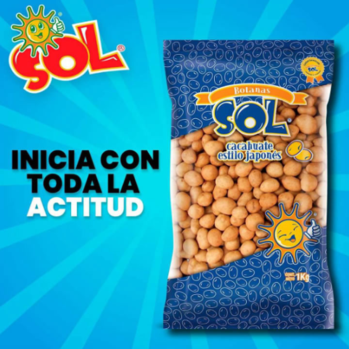 Sol Cacahuate Japones Botana De 1kg