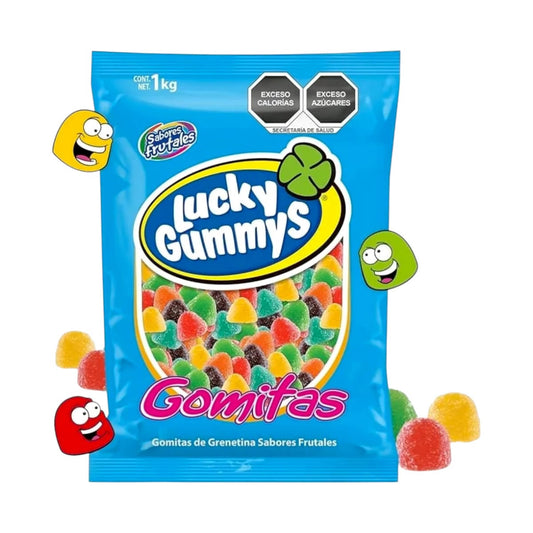 Gomitas Lucky Gummys Gomitas Sabores Frutales 1Kg