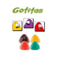 Gomitas Lucky Gummys Gotitas Sabores Frutales 1Kg