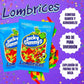 Gomitas Lucky Gummys Lombriz Sabores Frutales 1kg