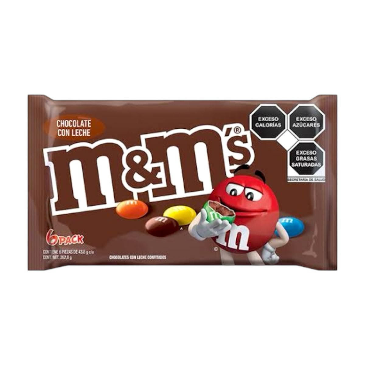 M&m Chocolates Con Leche Confitados 6Pack 226,8g