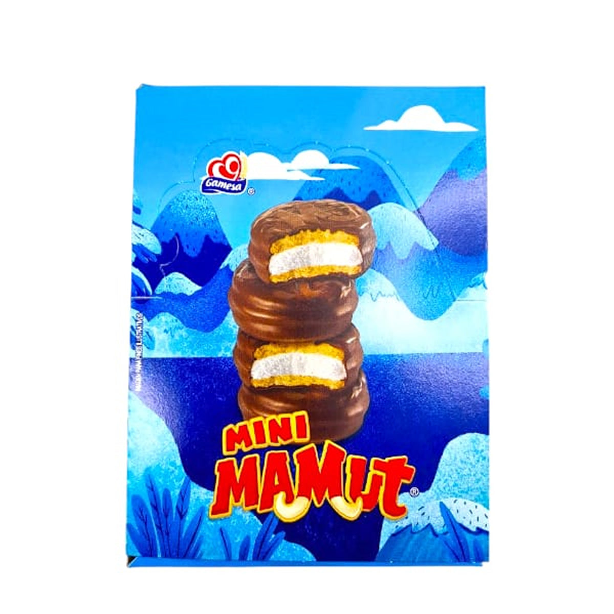 Mini Mamut Galletas Cubiertas De Chocolate Con Malvavisco 28 Piezas