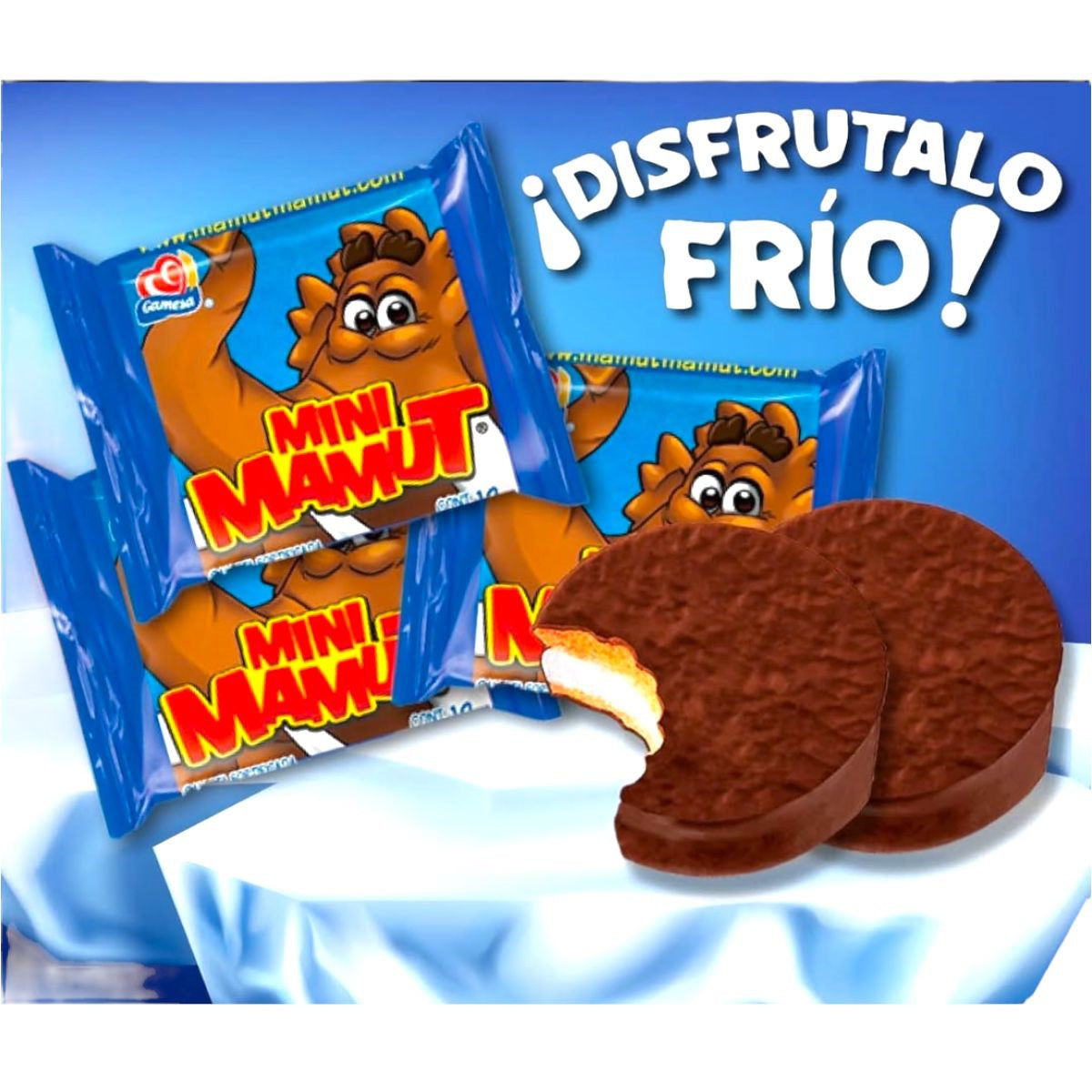 Mini Mamut Galletas Cubiertas De Chocolate Con Malvavisco 28 Piezas