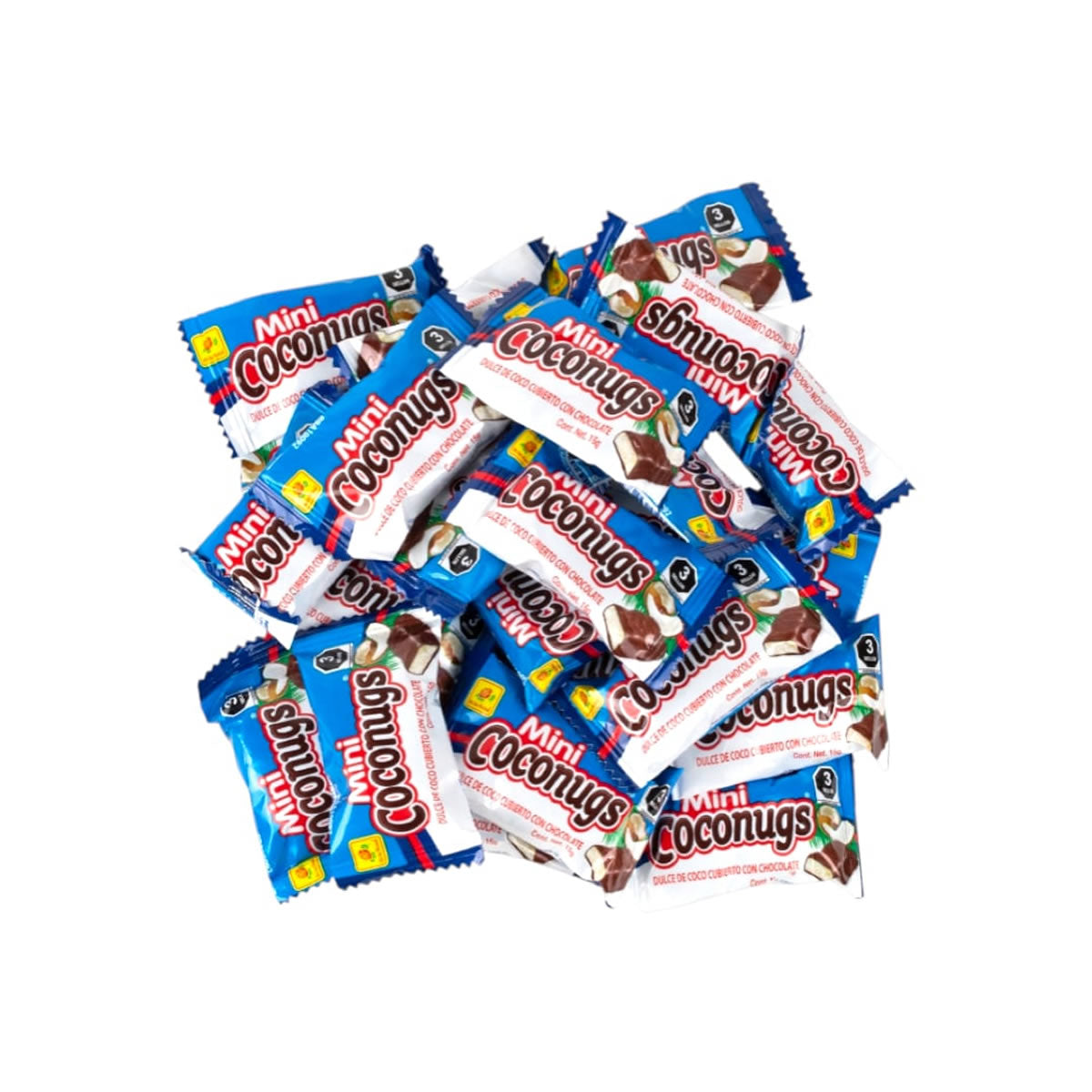 De La Rosa Mini Coconugs Dulce De Coco Cubierto Con Chocolate 360gr