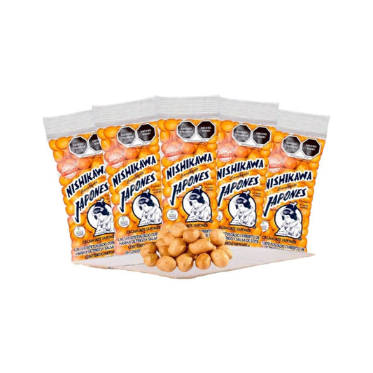 10 Piezas De Cacahuates Japoneses Nishikawa 60gr. C/u