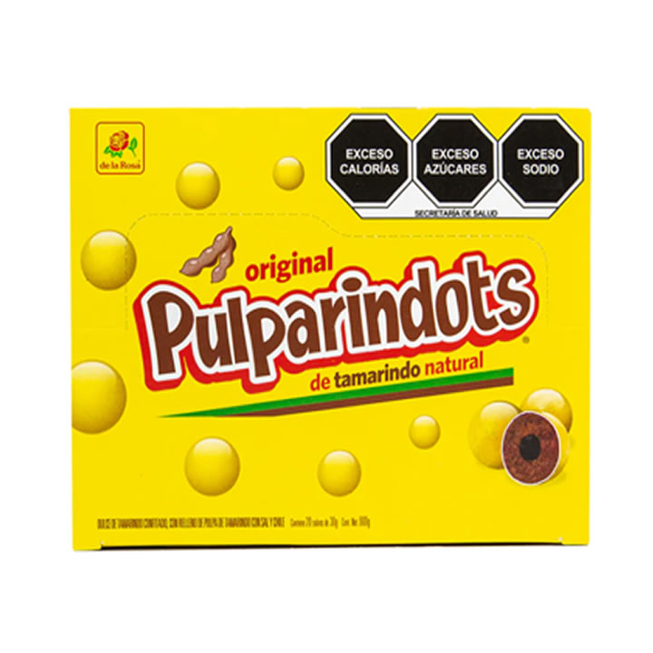 Pulparindots Original De La Rosa 20 Piezas De 30 G C/u