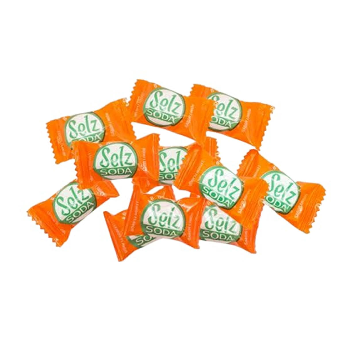 Selz Soda Caramelo Relleno De Polvo Efervescente Sabor Limon 100 Piezas