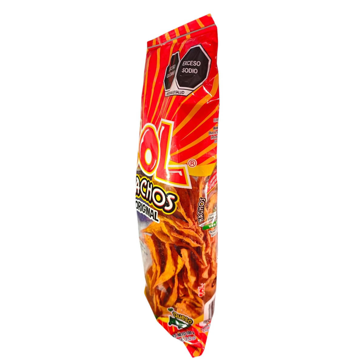 Sol Nachos Original Queso Jalapeño 100gr