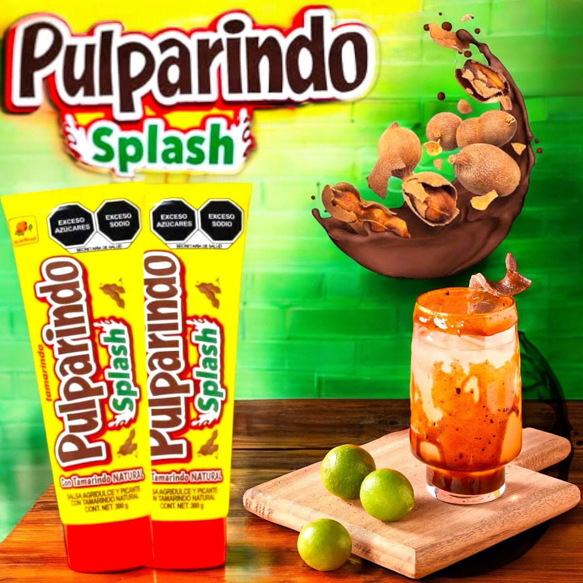 Pulparindo Splash Salsa Agridulce Y Picante Sabor Tamarindo 300gr