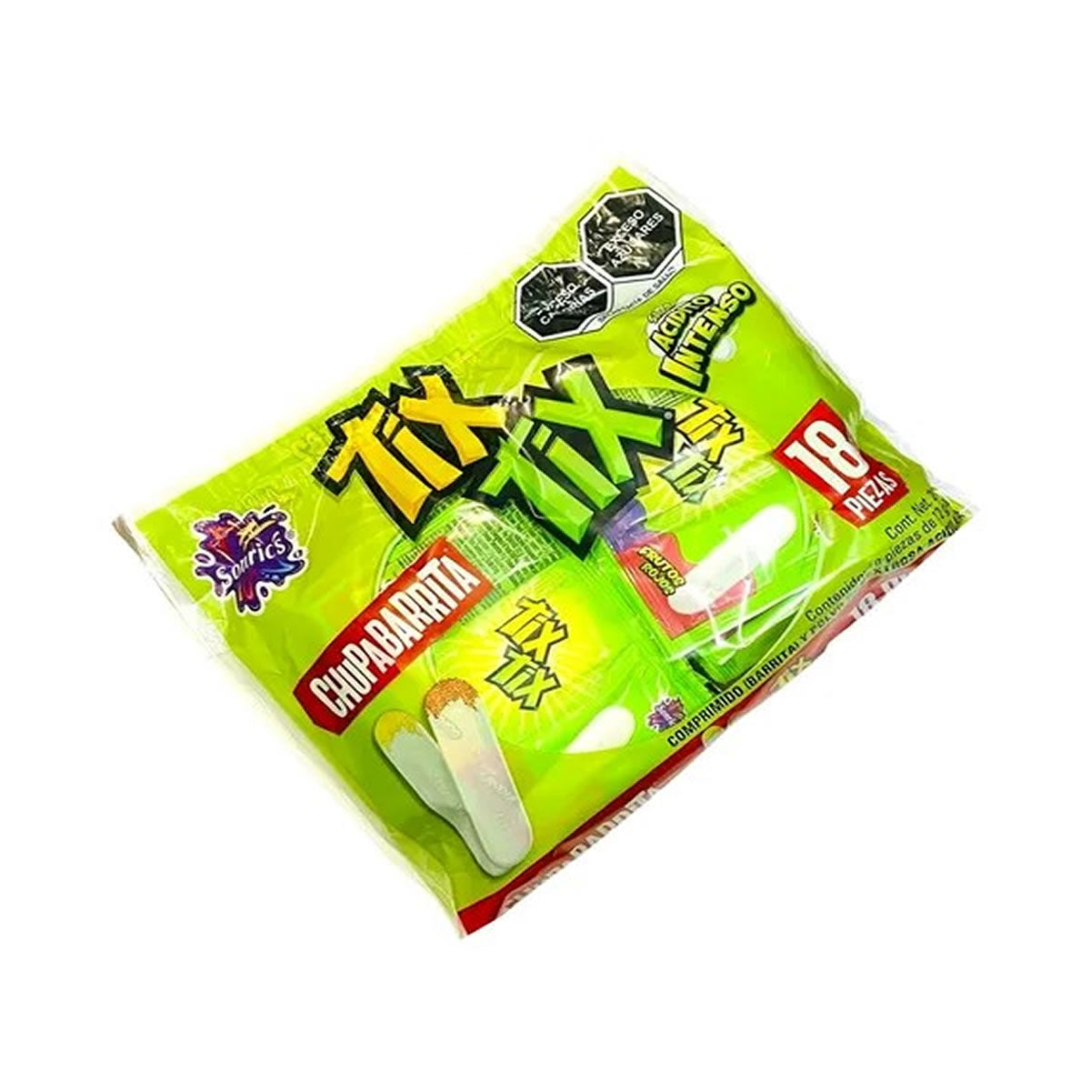 TixTix Chupa Barrita Dulce Comprimido Con 18 Piezas