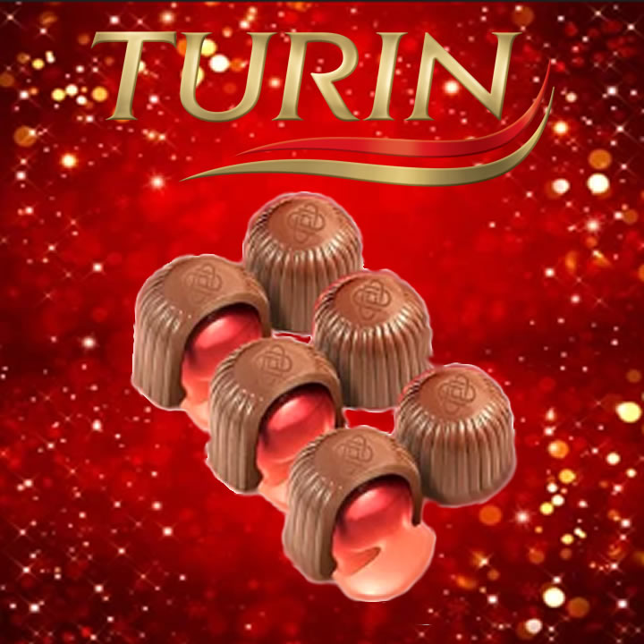 Turin Chocolate Licor Cereza Tubo 180g